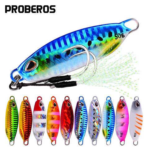 Señuelo de pesca Jigging de Metal cebo falso de plomo Artificial 3D