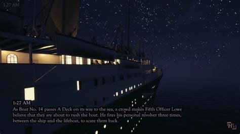 ~347 people (nearly half of Titanic's survivors) left the ship within a ...