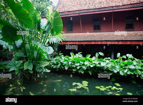 Thailand Bangkok Jim Thompson House garden Stock Photo - Alamy