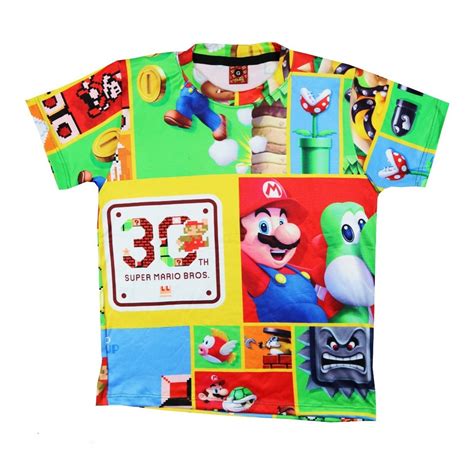 Playeras Mario Bros Premium Unisex Super Party Joshi Luigi Mercado Libre