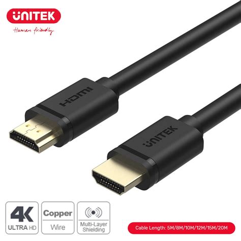 Unitek Hdmi High Speed Cable Male To Male Support K Uhd Hz D