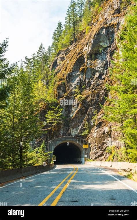 Road Tunnel ,Mountain Tunnel through the rock mountain Stock Photo - Alamy