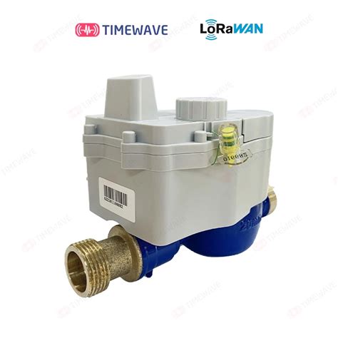 DN15 Lora Lorawan Smart Hot Water Flow Meter With Prepaid Remote Control And Non Valve Control