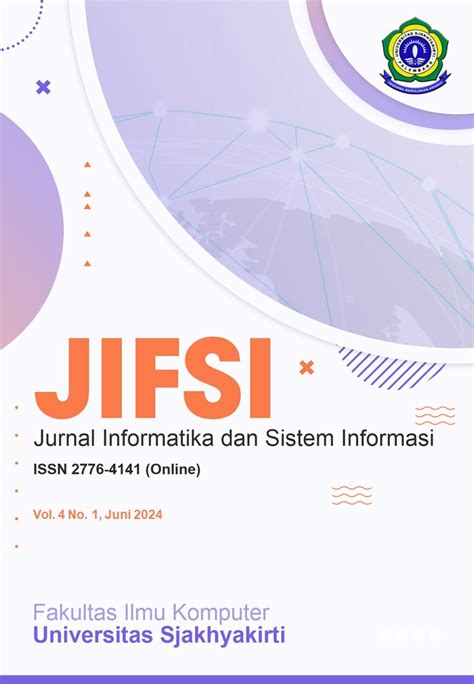 Vol No Jurnal Informatika Dan Sistem Informasi Jurnal