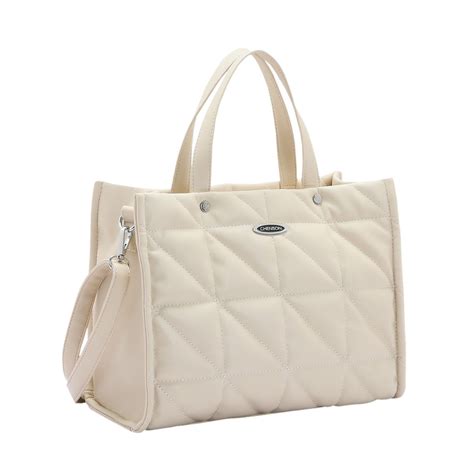 Bolsa feminina Alça de mão Fashion Puffer Nude Chenson 3484441