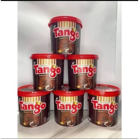 Wafer Tango Jar 240gr Chocolate Flavor Shopee Malaysia