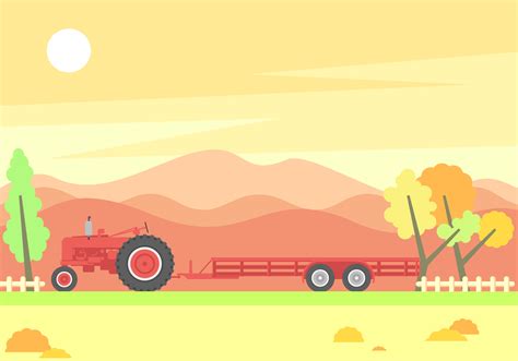 Flat Hayride Free Vector 164622 Vector Art At Vecteezy