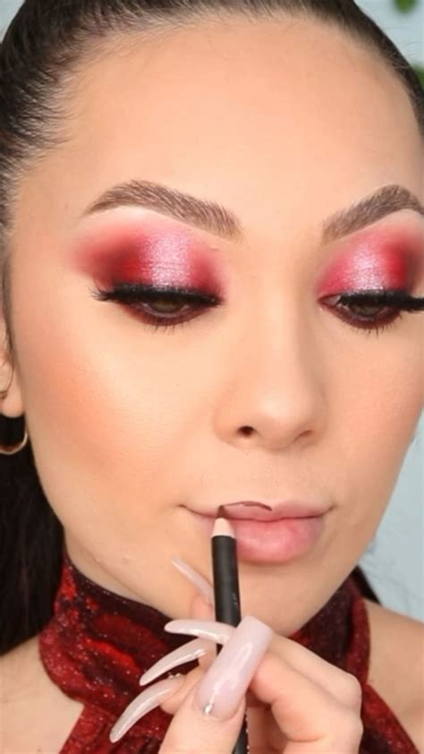 Red Halo Eye Makeup Tutorial ️ Halo Eye Makeup Eye Makeup Tutorial Red Eye Makeup