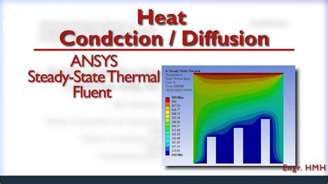 Heat Conduction Diffusion Simulation Using ANSYS Steady State Thermal