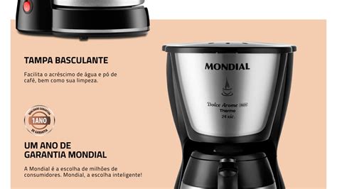 Cafeteira Elétrica Mondial Dolce Arome Thermo Extra