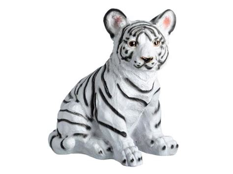Купить Скульптура "Тигренок белый" 30 см в Иркутске и Ангарске | ТД Карс