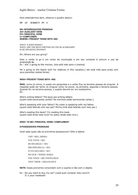 Apostila De Ingles Para Iniciantes Em Pdf - RETOEDU