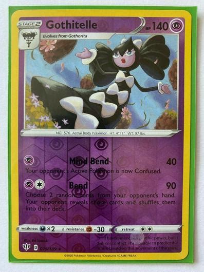 Gothitelle Reverse Holo Ungraded Pokemon Darkness Ablaze