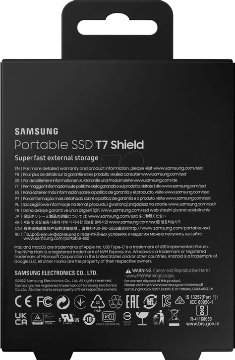 Mu Pe T S Samsung Portable Ssd T Shield Black Tb At Reichelt Elektronik