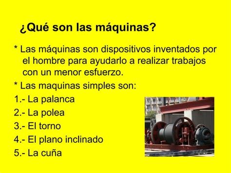 Máquinas y mecanismos PPT