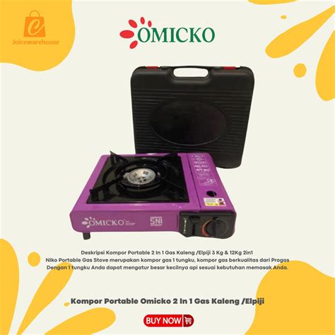 Jual Kompor Portable Omicko In Gas Kaleng Elpiji Shopee Indonesia