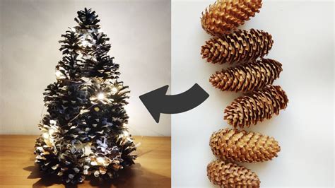 Amazing Diy Idea How To Make Pine Cone Christmas Tree Youtube