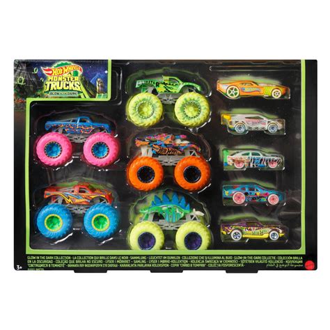 Hot Wheels Monster Trucks Glow In The Dark Pack