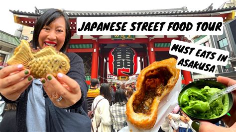 Japanese Street Food Tour In Tokyo Where To Eat In Asakusa Tokyo