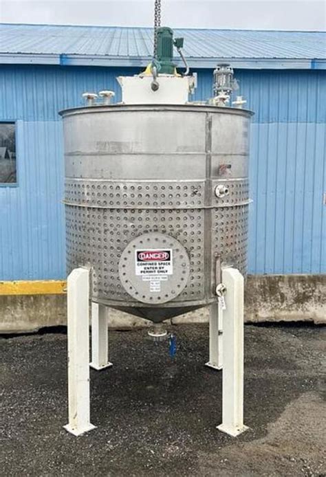 Used Gallon Stainless Steel Jacketed Mix Tank