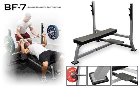 Valor Athletics Inc Bf 7 Olympic Bench With Spotter Olympic Weight Benches