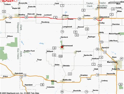 Clark County Wisconsin Map - Alanna Leontyne