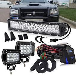 Dot Inch W Curved Led Light Bar