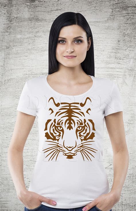 Tiger Svg Head Of A Tiger Svg Dxf Eps Png Print And Cut Etsy