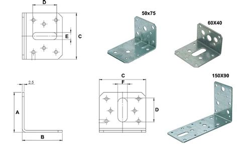 EQUERRE STANDARD INEGALE 8714318007010 Quincaillerie Connecteurs Pieds