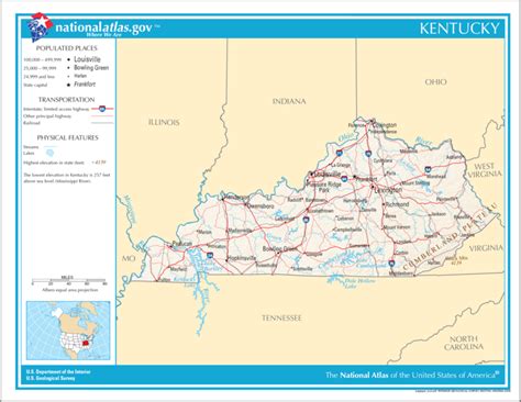 United States Geography for Kids: Kentucky