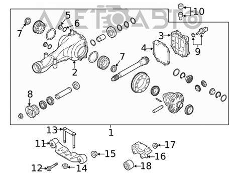 Опора редуктора Subaru Outback 10-14 3.6 41310-AG02B артикул 38665 ...