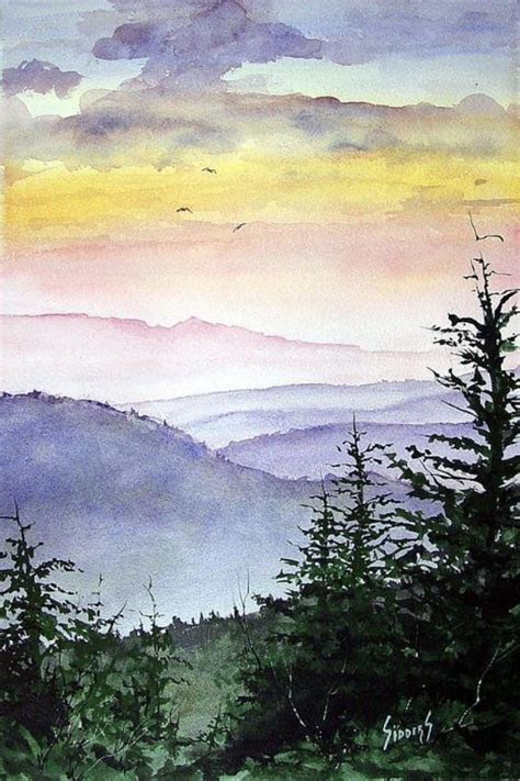 40 Simple Watercolor Painting Ideas For Beginners To Try Artisticaly