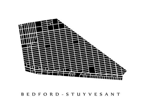 Bedford-stuyvesant Brooklyn New York City Neighborhood Art - Etsy