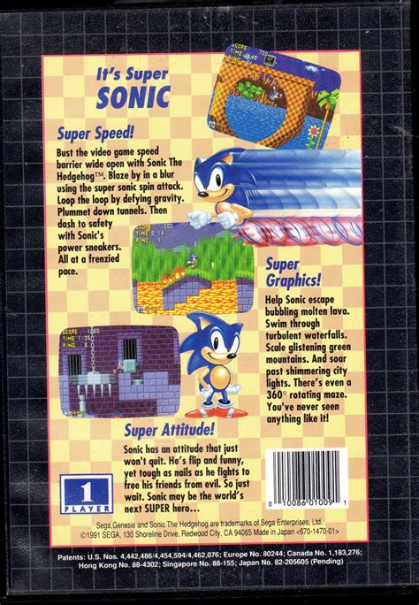 Sonic the Hedgehog (Sega Genesis, 1991)