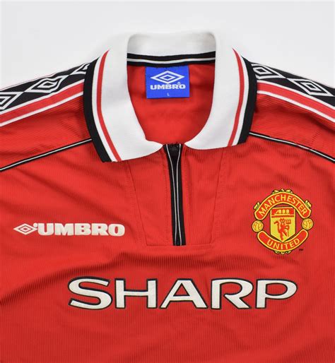 1998 00 MANCHESTER UNITED SHIRT L Football Soccer Premier League