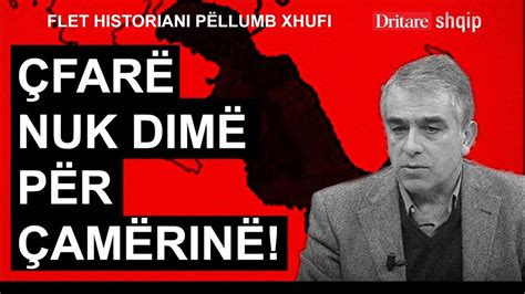 Çfarë nuk dimë për Çamërinë Flet historiani Pëllumb Xhufi Shqip nga