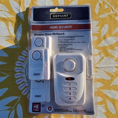 Defiant Wireless Home Security Door Window Alarm Kit Multipack Ebay