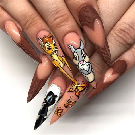 86 Disney Nails To Take Your Mani To The Happiest Place On Earth Thefab20s Unhas Bonitas