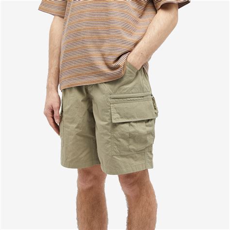 Thisisneverthat Nylon Ripstop Cargo Shorts Khaki End