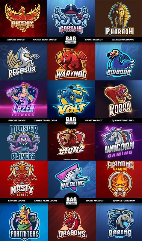 Vector Esport Mascot Logo Design Logo Design Team Logo Design Mascot