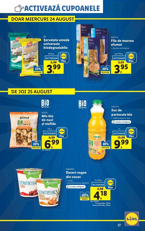 Ofertele Saptamanale Lidl Plus De Luni 22 August 2022 Promotii Lidl