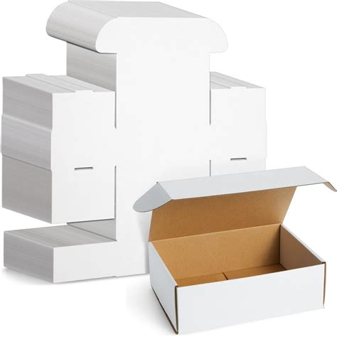 Amazon Stockroom Plus 50 Pack White Corrugated Packaging Boxes