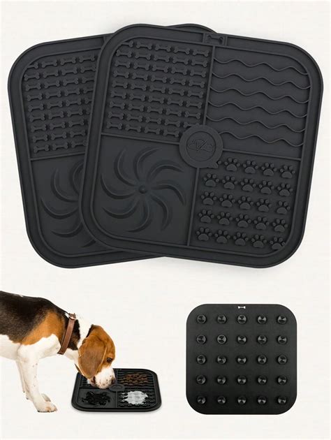 Coussin d alimentation pour chiens et chats en silicone carré avec