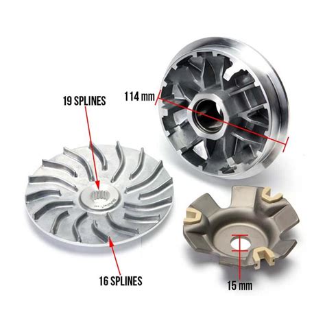 Dr Pulley Variator Kit For 125cc 150cc Gy6 Scooters Atvs Go Karts