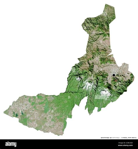 Forma De Quezaltenango Departamento De Guatemala Con Su Capital