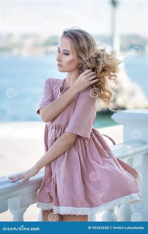 Sensual Fascinating Sunny Portrait Of Stunning Gorgeous Elegant Woman