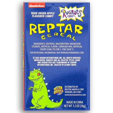 Rugrats Reptar Cereal Sour Candy | Candy Funhouse