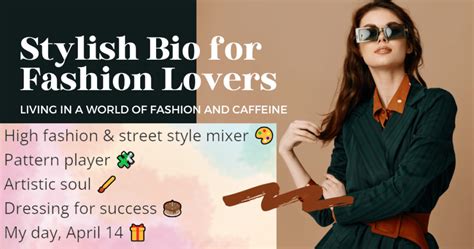 80 Stylish Instagram Bio Ideas For Fashion Lovers 2024