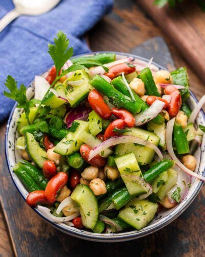 Easy Mixed Bean Salad - Sip and Feast