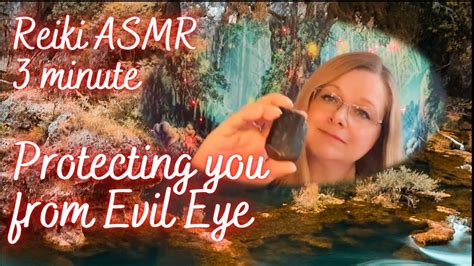 3 Minute Reiki Asmr Protecting You From Evil Eye Black Tourmaline Crystal Healing Youtube